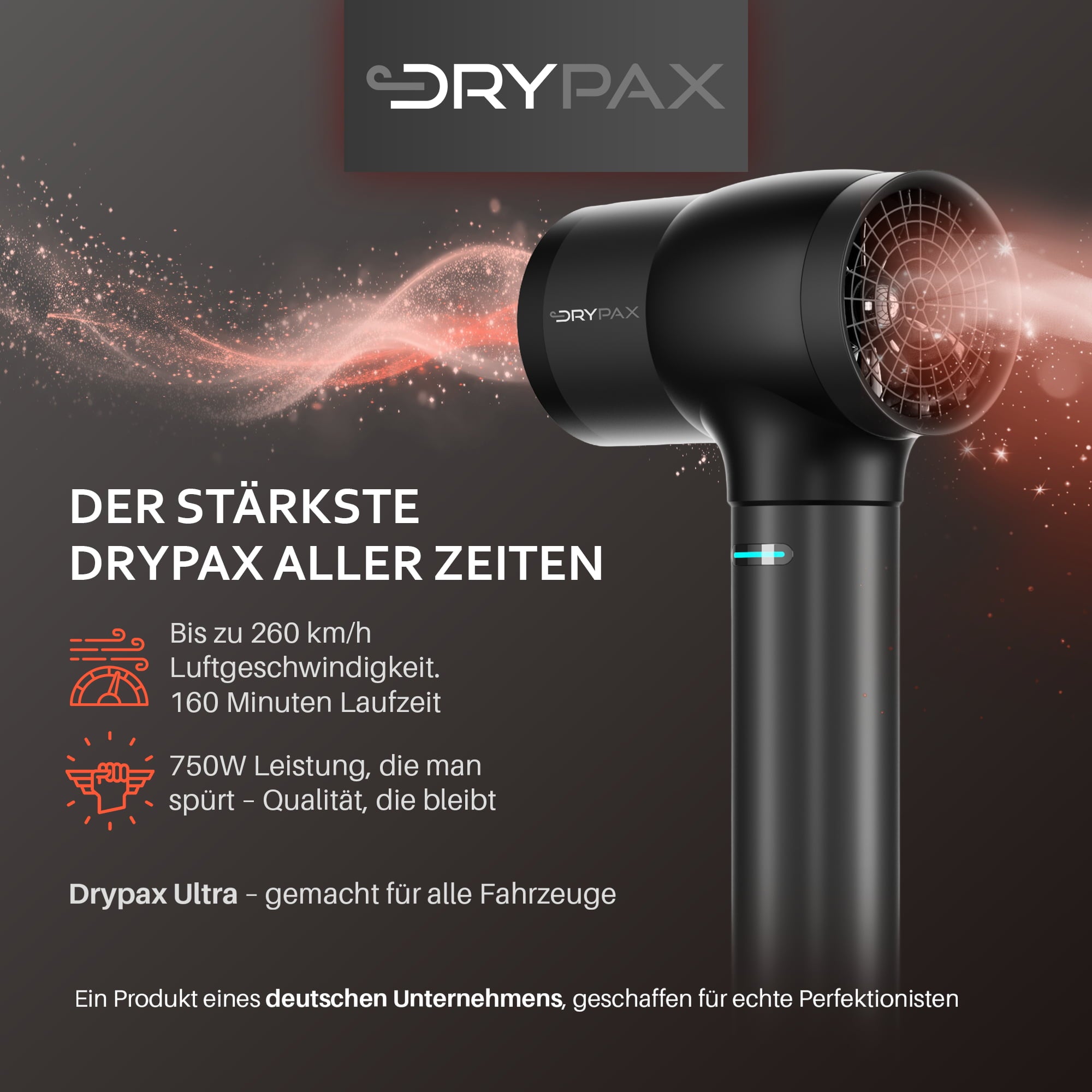 Neu | Drypax Fahrzeugtrockner ULTRA