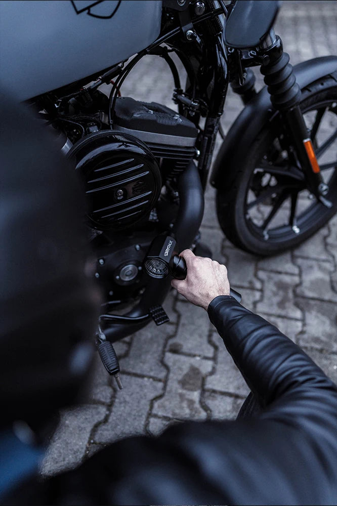Motorrad-trocknen